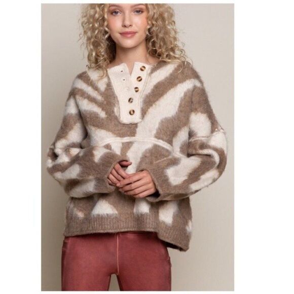 𝅺animal Print Hoodie Sweater - Picture 11 of 16